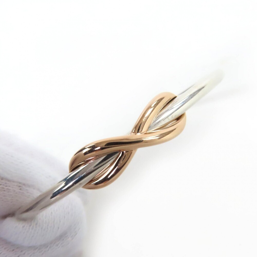 TIFFANY&Co. Tiffany Infinity Bangle AG925 AU750 Combination 925 x 18K (YG) Si... - Picture 6 of 7